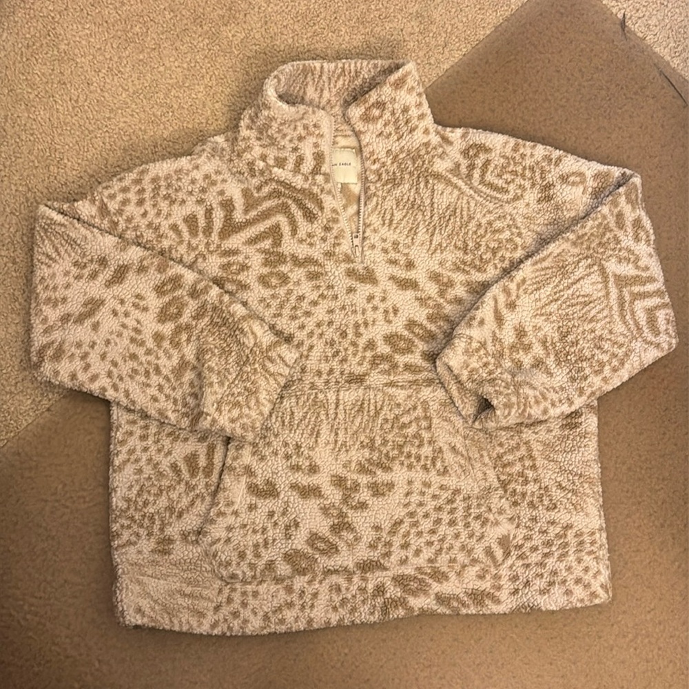 American Eagle Sherpa Quarter Zip